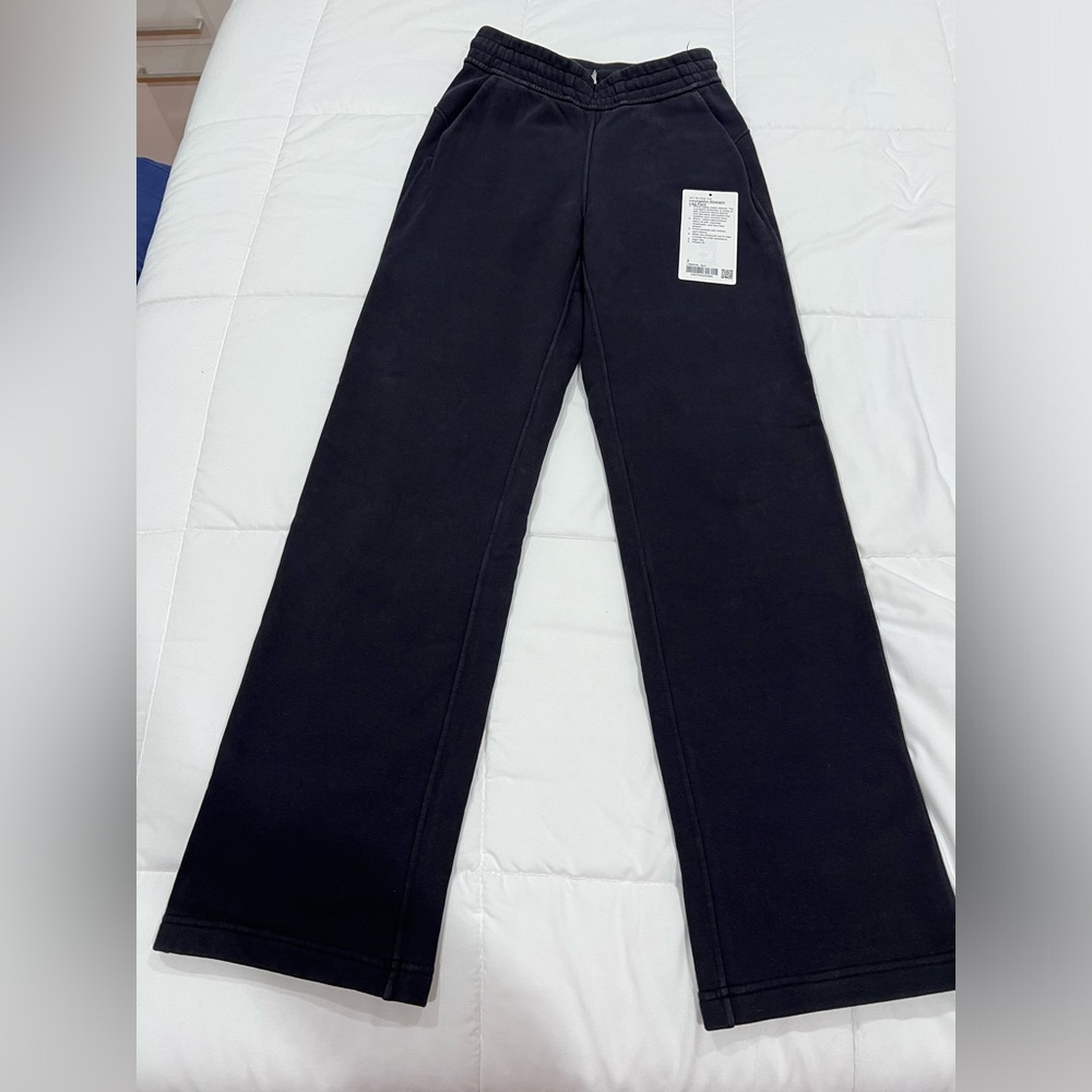 Lululemon Loungeful Straight-Leg Pants BLK
